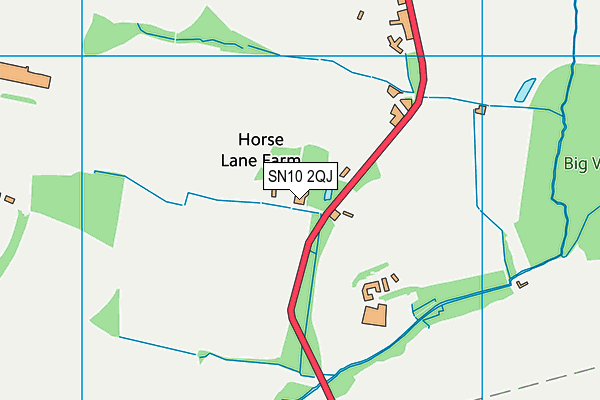 SN10 2QJ map - OS VectorMap District (Ordnance Survey) SN10 2QJ map - OS VectorMap District (Ordnance Survey)