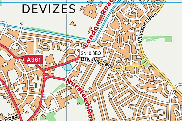 SN10 3BQ map - OS VectorMap District (Ordnance Survey) SN10 3BQ map - OS VectorMap District (Ordnance Survey)