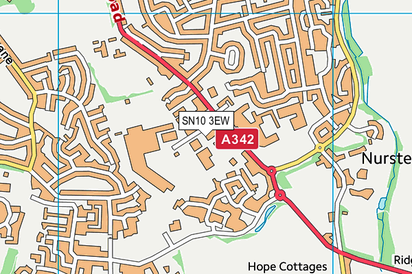 SN10 3EW map - OS VectorMap District (Ordnance Survey) SN10 3EW map - OS VectorMap District (Ordnance Survey)