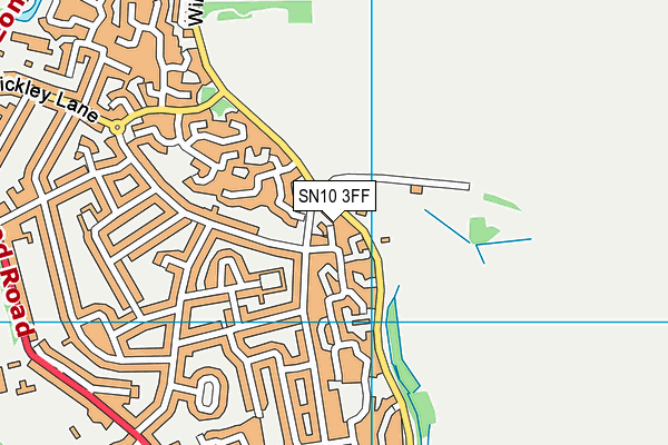 SN10 3FF map - OS VectorMap District (Ordnance Survey) SN10 3FF map - OS VectorMap District (Ordnance Survey)
