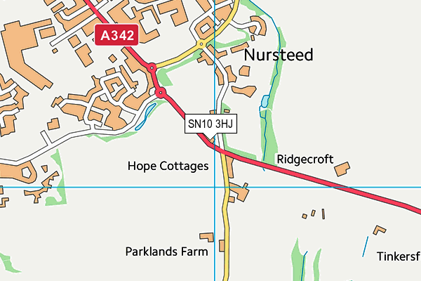 SN10 3HJ map - OS VectorMap District (Ordnance Survey) SN10 3HJ map - OS VectorMap District (Ordnance Survey)