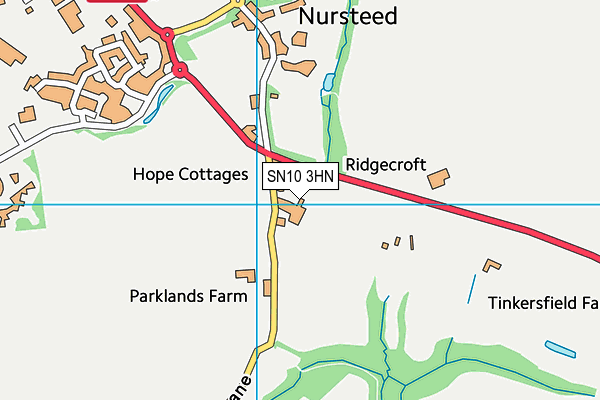 SN10 3HN map - OS VectorMap District (Ordnance Survey) SN10 3HN map - OS VectorMap District (Ordnance Survey)