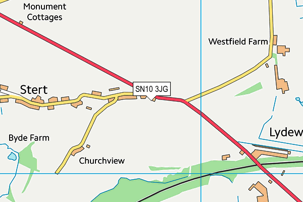 SN10 3JG map - OS VectorMap District (Ordnance Survey) SN10 3JG map - OS VectorMap District (Ordnance Survey)