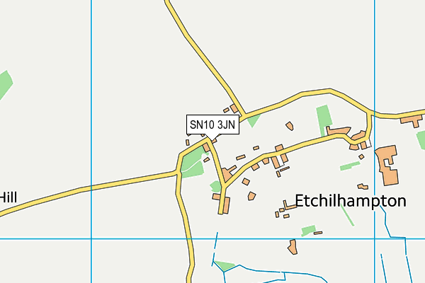 SN10 3JN map - OS VectorMap District (Ordnance Survey) SN10 3JN map - OS VectorMap District (Ordnance Survey)