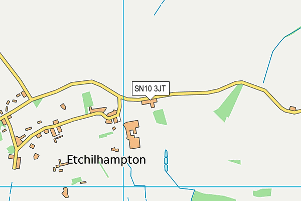SN10 3JT map - OS VectorMap District (Ordnance Survey) SN10 3JT map - OS VectorMap District (Ordnance Survey)