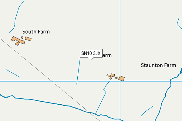 SN10 3JX map - OS VectorMap District (Ordnance Survey)