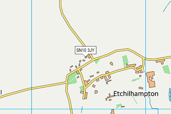 SN10 3JY map - OS VectorMap District (Ordnance Survey) SN10 3JY map - OS VectorMap District (Ordnance Survey)