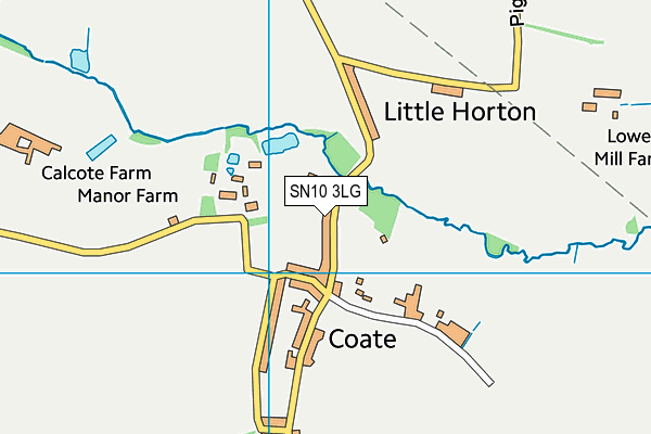 SN10 3LG map - OS VectorMap District (Ordnance Survey) SN10 3LG map - OS VectorMap District (Ordnance Survey)