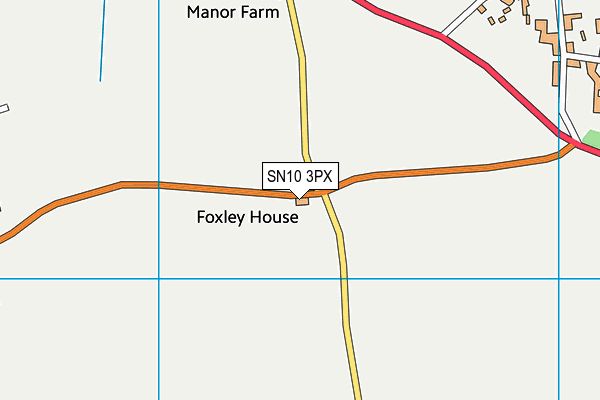 SN10 3PX map - OS VectorMap District (Ordnance Survey)