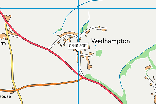 SN10 3QE map - OS VectorMap District (Ordnance Survey) SN10 3QE map - OS VectorMap District (Ordnance Survey)