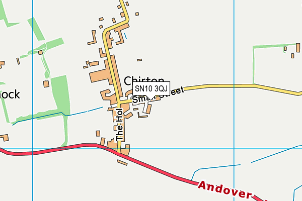 SN10 3QJ map - OS VectorMap District (Ordnance Survey) SN10 3QJ map - OS VectorMap District (Ordnance Survey)