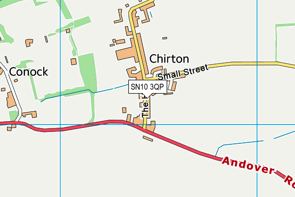 SN10 3QP map - OS VectorMap District (Ordnance Survey)