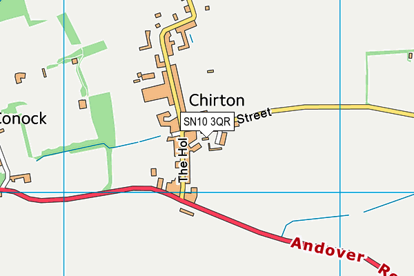 SN10 3QR map - OS VectorMap District (Ordnance Survey) SN10 3QR map - OS VectorMap District (Ordnance Survey)