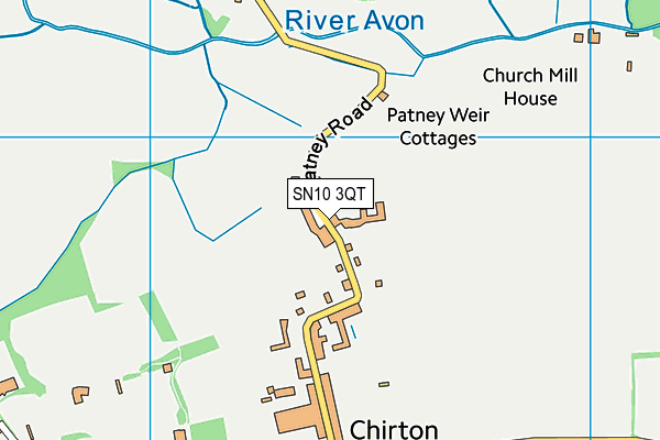SN10 3QT map - OS VectorMap District (Ordnance Survey) SN10 3QT map - OS VectorMap District (Ordnance Survey)