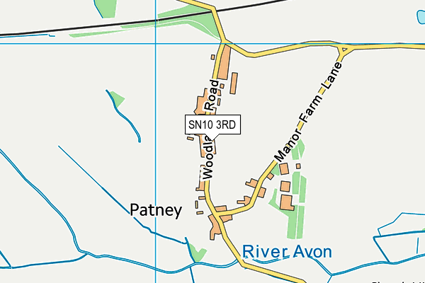 SN10 3RD map - OS VectorMap District (Ordnance Survey) SN10 3RD map - OS VectorMap District (Ordnance Survey)