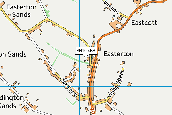 SN10 4BB map - OS VectorMap District (Ordnance Survey) SN10 4BB map - OS VectorMap District (Ordnance Survey)