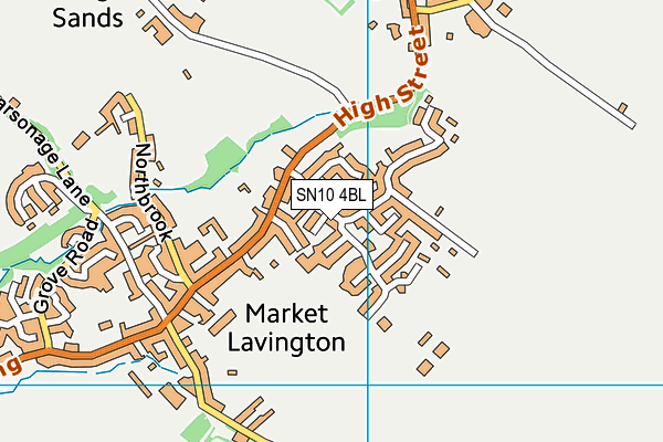 SN10 4BL map - OS VectorMap District (Ordnance Survey) SN10 4BL map - OS VectorMap District (Ordnance Survey)