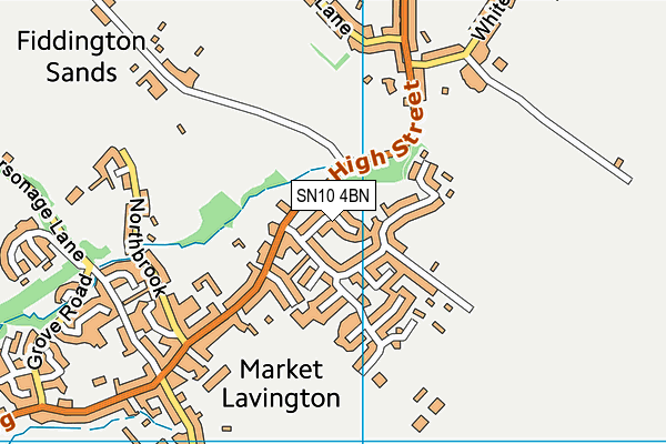 SN10 4BN map - OS VectorMap District (Ordnance Survey) SN10 4BN map - OS VectorMap District (Ordnance Survey)