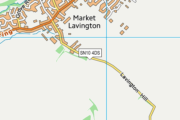 SN10 4DS map - OS VectorMap District (Ordnance Survey) SN10 4DS map - OS VectorMap District (Ordnance Survey)