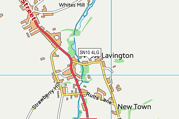 SN10 4LG map - OS VectorMap District (Ordnance Survey)