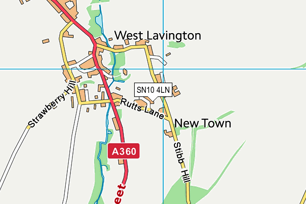 SN10 4LN map - OS VectorMap District (Ordnance Survey) SN10 4LN map - OS VectorMap District (Ordnance Survey)