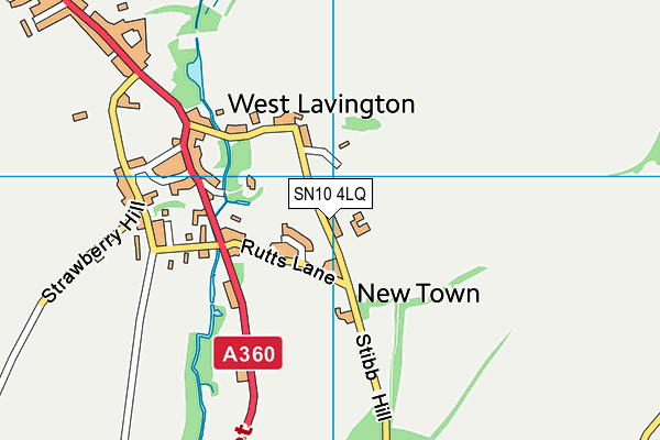 SN10 4LQ map - OS VectorMap District (Ordnance Survey) SN10 4LQ map - OS VectorMap District (Ordnance Survey)