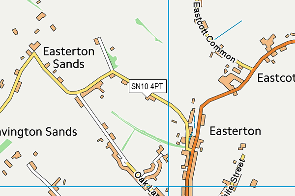 SN10 4PT map - OS VectorMap District (Ordnance Survey) SN10 4PT map - OS VectorMap District (Ordnance Survey)