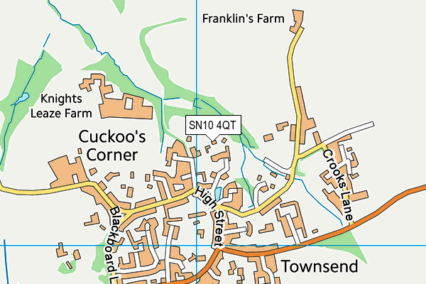 SN10 4QT map - OS VectorMap District (Ordnance Survey) SN10 4QT map - OS VectorMap District (Ordnance Survey)