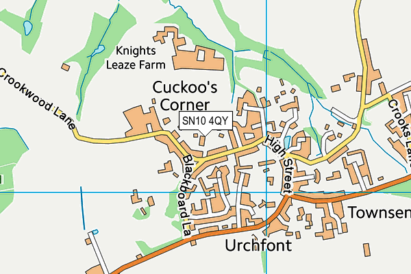 SN10 4QY map - OS VectorMap District (Ordnance Survey) SN10 4QY map - OS VectorMap District (Ordnance Survey)