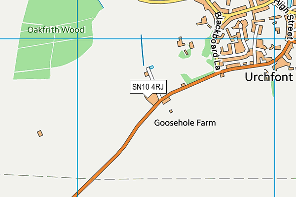 SN10 4RJ map - OS VectorMap District (Ordnance Survey) SN10 4RJ map - OS VectorMap District (Ordnance Survey)