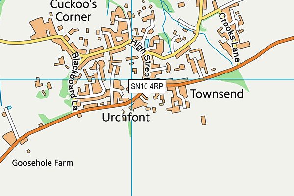 SN10 4RP map - OS VectorMap District (Ordnance Survey) SN10 4RP map - OS VectorMap District (Ordnance Survey)