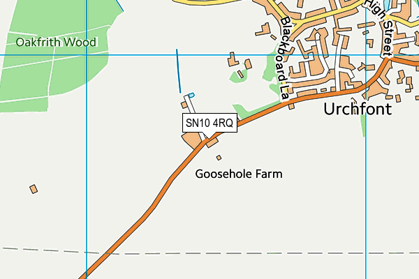 SN10 4RQ map - OS VectorMap District (Ordnance Survey) SN10 4RQ map - OS VectorMap District (Ordnance Survey)