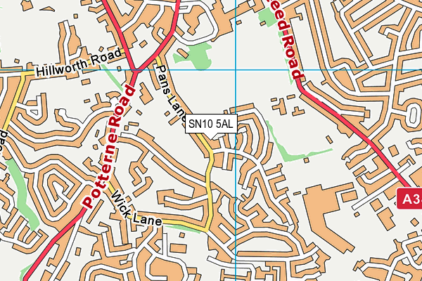 SN10 5AL map - OS VectorMap District (Ordnance Survey) SN10 5AL map - OS VectorMap District (Ordnance Survey)