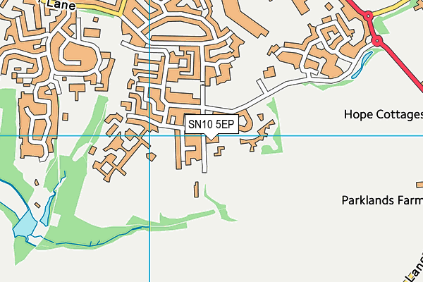 SN10 5EP map - OS VectorMap District (Ordnance Survey) SN10 5EP map - OS VectorMap District (Ordnance Survey)