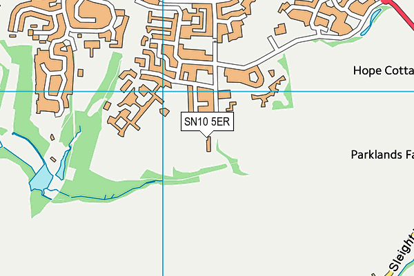 SN10 5ER map - OS VectorMap District (Ordnance Survey) SN10 5ER map - OS VectorMap District (Ordnance Survey)