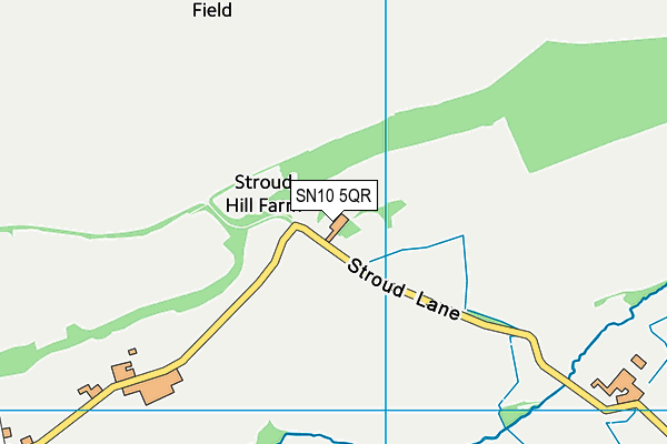 SN10 5QR map - OS VectorMap District (Ordnance Survey)