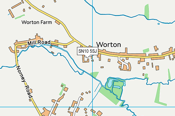 SN10 5SJ map - OS VectorMap District (Ordnance Survey)