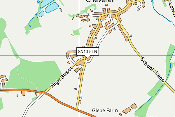SN10 5TN map - OS VectorMap District (Ordnance Survey) SN10 5TN map - OS VectorMap District (Ordnance Survey)