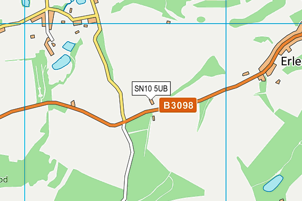 SN10 5UB map - OS VectorMap District (Ordnance Survey) SN10 5UB map - OS VectorMap District (Ordnance Survey)