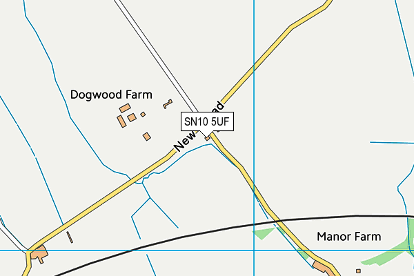 SN10 5UF map - OS VectorMap District (Ordnance Survey) SN10 5UF map - OS VectorMap District (Ordnance Survey)