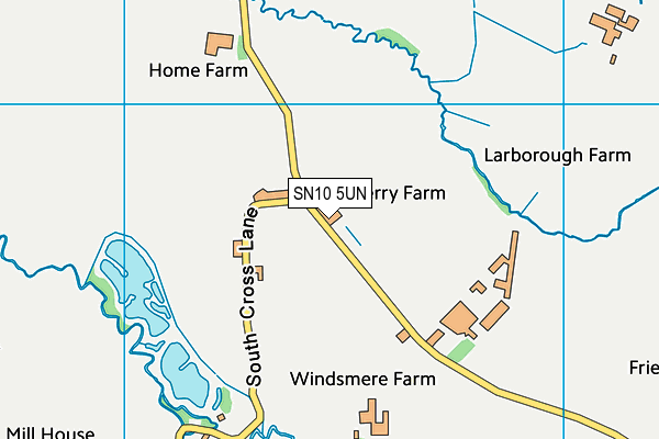 SN10 5UN map - OS VectorMap District (Ordnance Survey) SN10 5UN map - OS VectorMap District (Ordnance Survey)