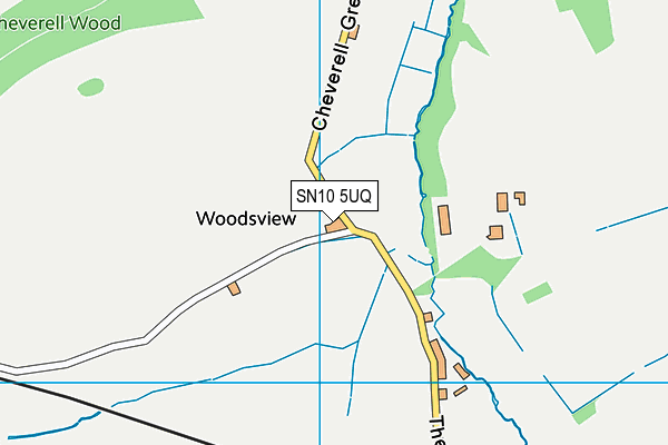 SN10 5UQ map - OS VectorMap District (Ordnance Survey) SN10 5UQ map - OS VectorMap District (Ordnance Survey)