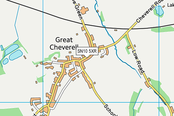 SN10 5XR map - OS VectorMap District (Ordnance Survey) SN10 5XR map - OS VectorMap District (Ordnance Survey)