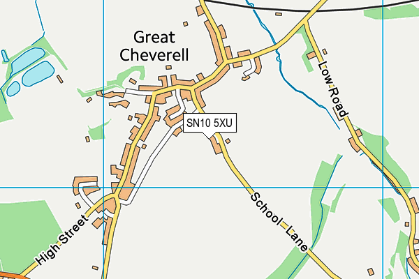 SN10 5XU map - OS VectorMap District (Ordnance Survey) SN10 5XU map - OS VectorMap District (Ordnance Survey)