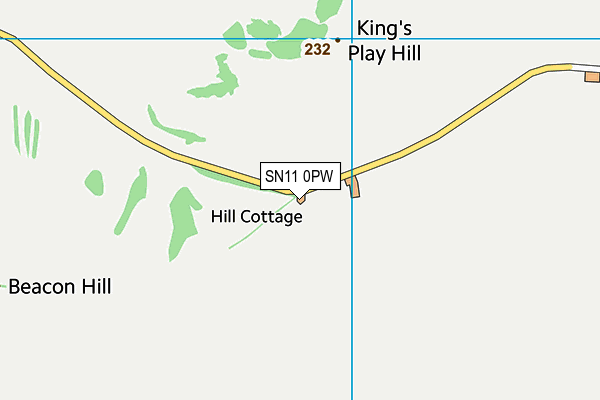 SN11 0PW map - OS VectorMap District (Ordnance Survey) SN11 0PW map - OS VectorMap District (Ordnance Survey)
