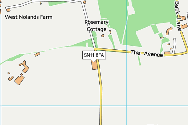SN11 8FA map - OS VectorMap District (Ordnance Survey) SN11 8FA map - OS VectorMap District (Ordnance Survey)