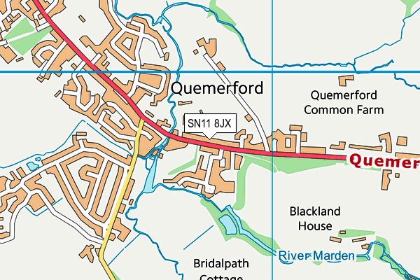 SN11 8JX map - OS VectorMap District (Ordnance Survey) SN11 8JX map - OS VectorMap District (Ordnance Survey)