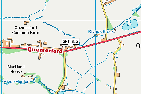 SN11 8LG map - OS VectorMap District (Ordnance Survey) SN11 8LG map - OS VectorMap District (Ordnance Survey)