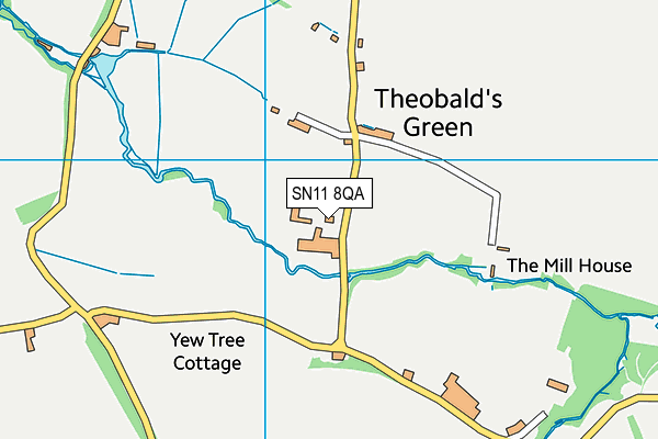 SN11 8QA map - OS VectorMap District (Ordnance Survey) SN11 8QA map - OS VectorMap District (Ordnance Survey)