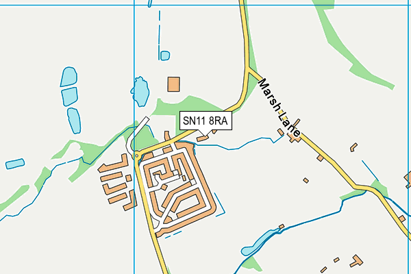 SN11 8RA map - OS VectorMap District (Ordnance Survey) SN11 8RA map - OS VectorMap District (Ordnance Survey)